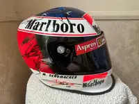 Replica Helmet with Original Schumacher Signature on Visor-For Sale