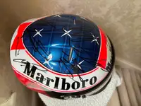 Replica Helmet with Original Schumacher Signature on Visor-For Sale