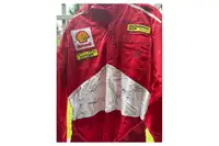 A Ferrari Mechanic's Pit Overalls Signed by all of the 2024 -For Sale