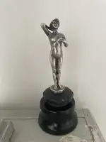 A Rare 'Erotique' Mascot by E.Soukanech, France Circa 1920s-For Sale