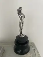 A Rare 'Erotique' Mascot by E.Soukanech, France Circa 1920s-For Sale