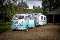 1964 Volkswagen 21 Window Deluxe Samba Microbus with 1970 Yv-Sold