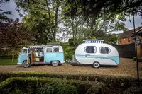 1964 Volkswagen 21 Window Deluxe Samba Microbus with 1970 Yv-Sold