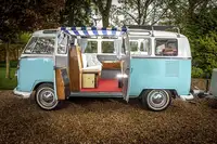 1964 Volkswagen 21 Window Deluxe Samba Microbus with 1970 Yv-Sold