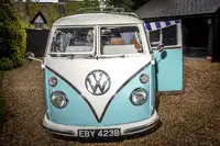 1964 Volkswagen 21 Window Deluxe Samba Microbus with 1970 Yv-Sold