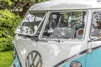 1964 Volkswagen 21 Window Deluxe Samba Microbus with 1970 Yv-Sold