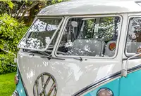 1964 Volkswagen 21 Window Deluxe Samba Microbus with 1970 Yv-Sold