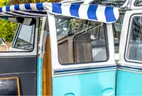 1964 Volkswagen 21 Window Deluxe Samba Microbus with 1970 Yv-Sold