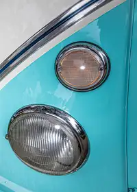 1964 Volkswagen 21 Window Deluxe Samba Microbus with 1970 Yv-Sold