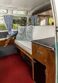 1964 Volkswagen 21 Window Deluxe Samba Microbus with 1970 Yv-Sold