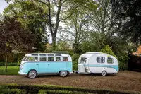 1964 Volkswagen 21 Window Deluxe Samba Microbus with 1970 Yv-Sold