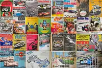 A Large Collection of Motor Racing Posters from the 1960s an-Sold