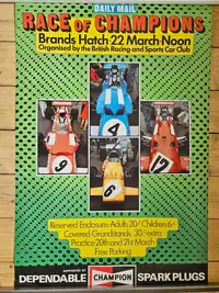 A Large Collection of Motor Racing Posters from the 1960s an-Sold