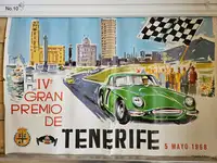 A Large Collection of Motor Racing Posters from the 1960s an-Sold