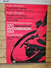 A Large Collection of Motor Racing Posters from the 1960s an-Sold
