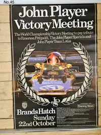 A Large Collection of Motor Racing Posters from the 1960s an-Sold