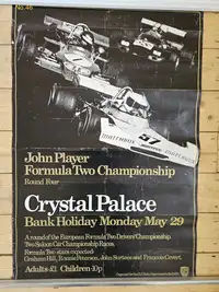A Large Collection of Motor Racing Posters from the 1960s an-Sold