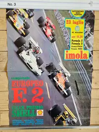 A Large Collection of Motor Racing Posters from the 1960s an-Sold