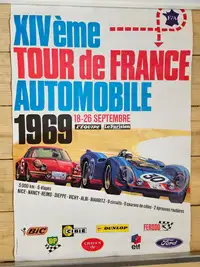 A Large Collection of Motor Racing Posters from the 1960s an-Sold