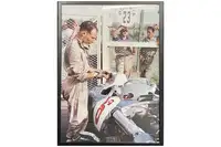 c.1955 Substantial Photographic Image of Sir Stiring Moss Be-For Sale