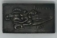 c.1970 Salvador Dali-Designed Pirelli Brass Belt Buckle-For Sale