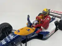 Taxi for Senna: 1:12th Scale Williams FW14 Model with a Plaq-For Sale