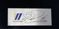 1:12th Scale Williams FW14 Model With a Plaque - Signed By N-For Sale