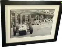 Sir Stirling Moss Pictured in His Lotus 18 at Monaco in 1961-For Sale