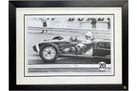 'Keeping Cool' - Sir Stirling Moss' Pedal Action Clear For A-For Sale