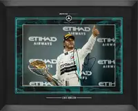 Sir Lewis Hamilton-Signed Framed Photograph-For Sale