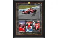 Michael Schumacher-Signed and Framed Photographic Display-For Sale