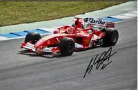 Michael Schumacher-Signed and Framed Photographic Display-For Sale