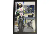 Valentino Rossi 'The Doctor' Large Signed and Framed Photogr-For Sale