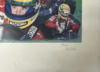 Ayrton Senna, ‘The Honda Years’ Print by Andrew Kitson-Sold