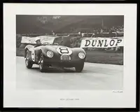 Jaguar C-Type at Le Mans with Stirling Moss at the Wheel and-Sold