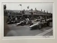 Graham Hill at the Belgium Grand Prix 1962, by Rainer Schege-For Sale