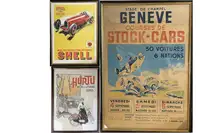 Three Striking Historic Reproduction Posters-For Sale