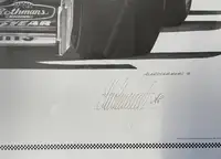 Four Large Damon Hill Limited Edition Prints by Alan Stammer-For Sale