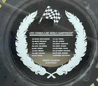 1993 Formula 1 Goodyear Eagle Tyre Table-Sold