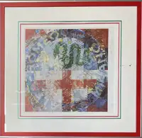 Alfa Romeo and Ferrari Framed Artwork Prints by Dexter Brown-For Sale