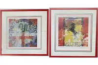 Alfa Romeo and Ferrari Framed Artwork Prints by Dexter Brown-For Sale