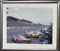 Six Large Motor Racing Photographs from the 1960s and 1970s-For Sale