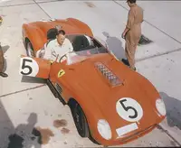 Five Large Original Ferrari Race Car Photographic Images fro-For Sale