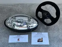 Taxi for Senna Model and Replica Alcantara Race Steering Whe-For Sale