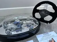 Taxi for Senna Model and Replica Alcantara Race Steering Whe-For Sale