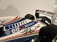Nigel Mansell-Signed 1994 Williams Model in Display Globe-For Sale