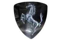 Ferrari Carbon Sheild Artwork by Paul Oz-For Sale