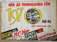 A Fascinating Selection of Motor Racing Posters From The 196-For Sale