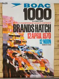 A Fascinating Selection of Motor Racing Posters From The 196-For Sale
