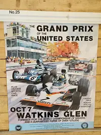 A Fascinating Selection of Motor Racing Posters From The 196-For Sale